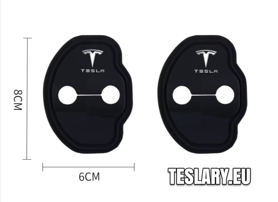 Tesla Model 3/3+ Highland & Y Silikonowe zabezpieczenie drzwi z logo