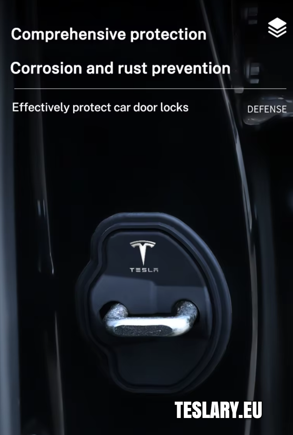 Tesla Model 3 / 3+ Highland & Y Silicone Door Lock Protector with Logo