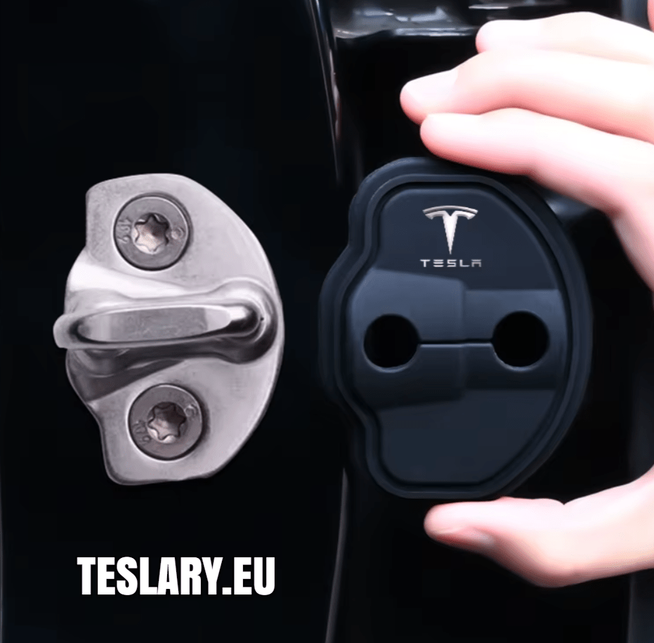 Tesla Model 3/3+ Highland & Y Silikonowe zabezpieczenie drzwi z logo