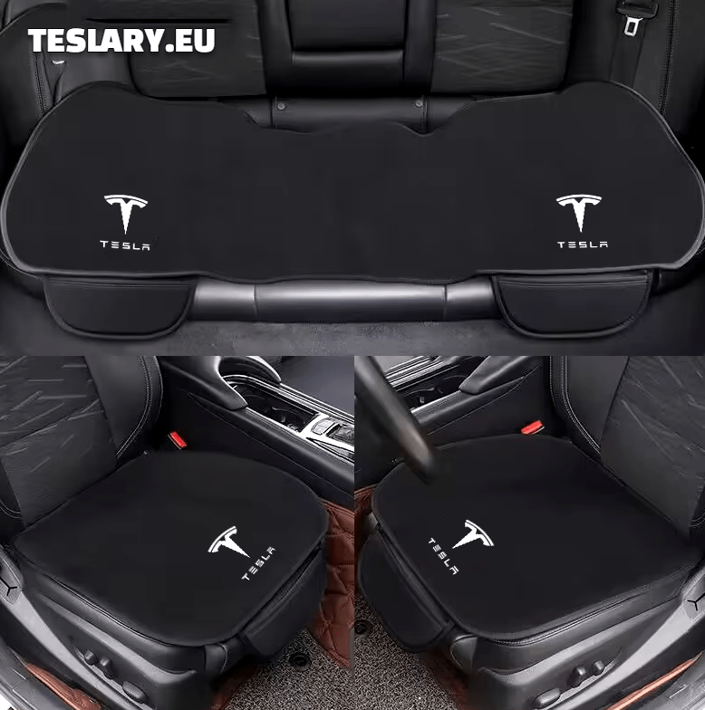 Tesla Model 3 / Y gemonteerde beschermende stoelkussenafdekkingen met logo