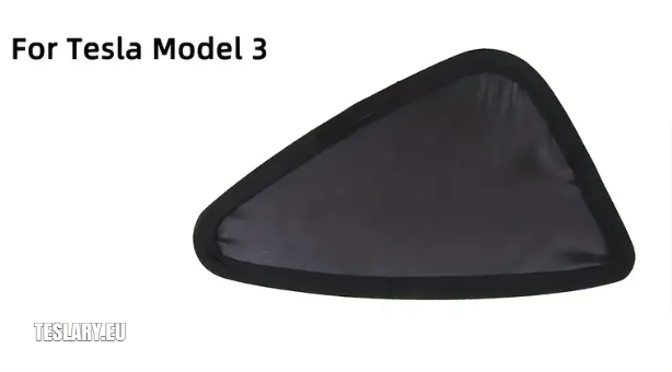 Triangular Rear Windows Shade For Enhanced Privacy Tesla Model 3 / Y