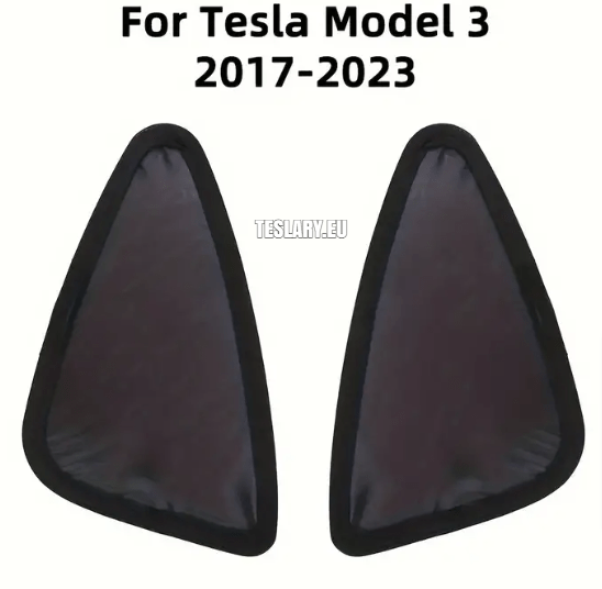 Momba das janelas traseiras triangulares para privacidade aprimorada Tesla Modelo 3 / y