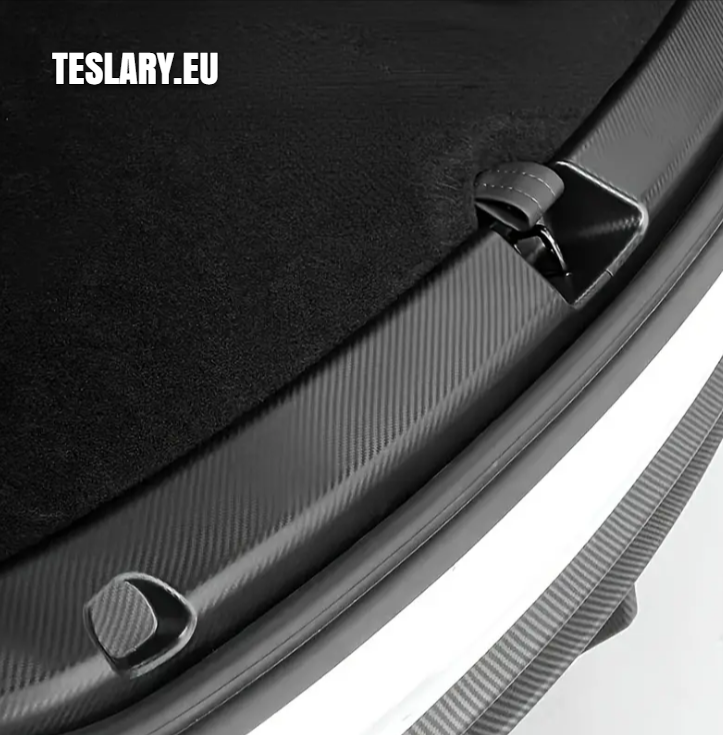 Tesla Model Y 2021 - 2024 ABS Trunk Protector Guard Carbon Fiber Style