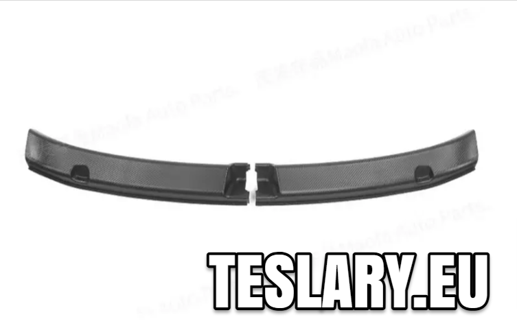 Tesla Modelo Y 2021 - 2024 ABS Protetor de protetor de tronco Estilo de fibra de carbono