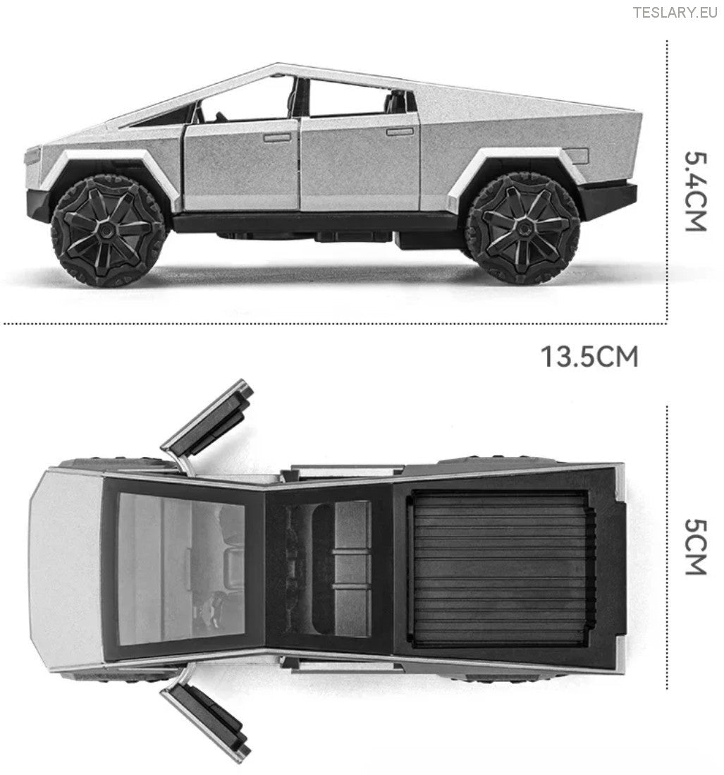 Tesla Cybertruck Model Car 1:36 Unofficial Version