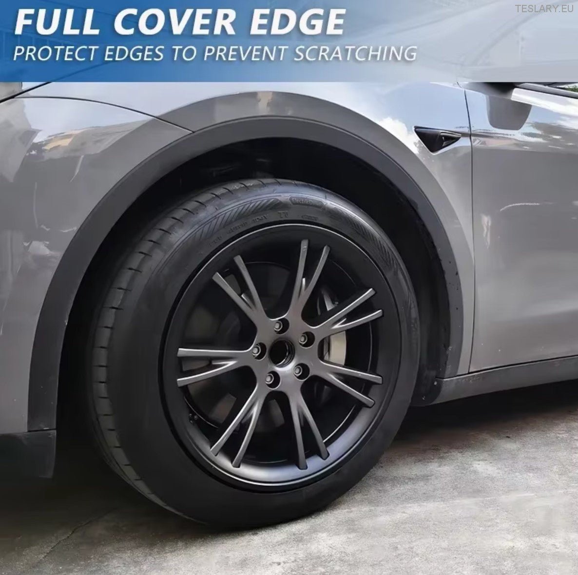 Tesla Model Y 19 "Copertine de jante protectoare Gemini (argint)