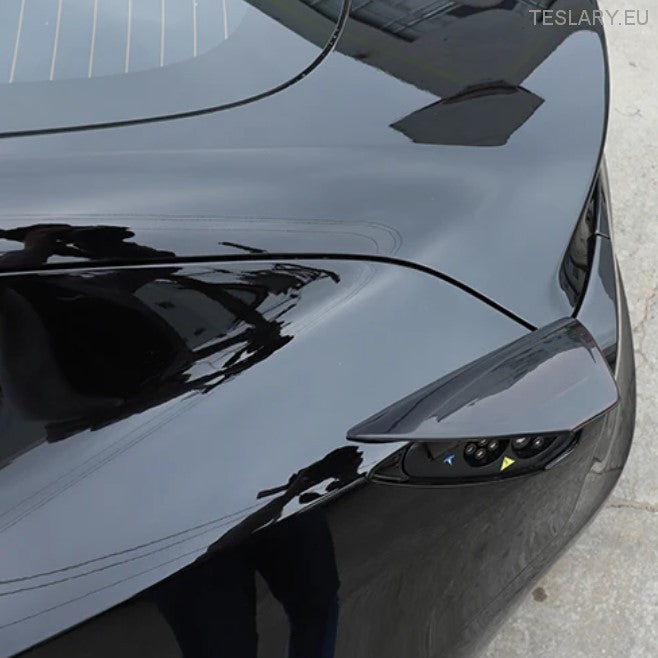 Tesla Model 3 / Y & Highland Tail Light / Brake Cover Trims in Dark Black