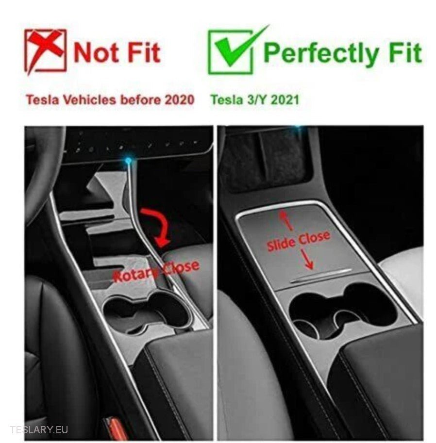 Tesla Model 3 / Y Centre Console Front Organiser Tray -TESLARY.IE Tesla Shop Europe