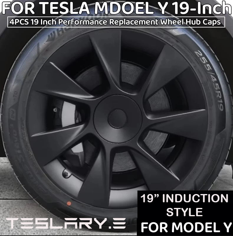 أغطية عجلات بنمط الأداء التعريفي مقاس 19 بوصة من Tesla Model Y