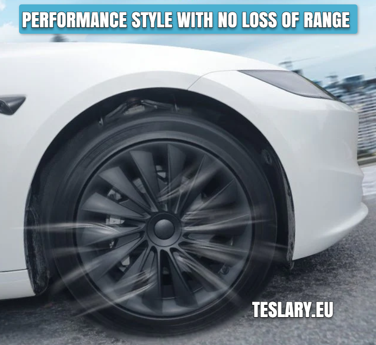 Tesla Model 3+ Highland 18" Blade Style Radkappen – Mattschwarz