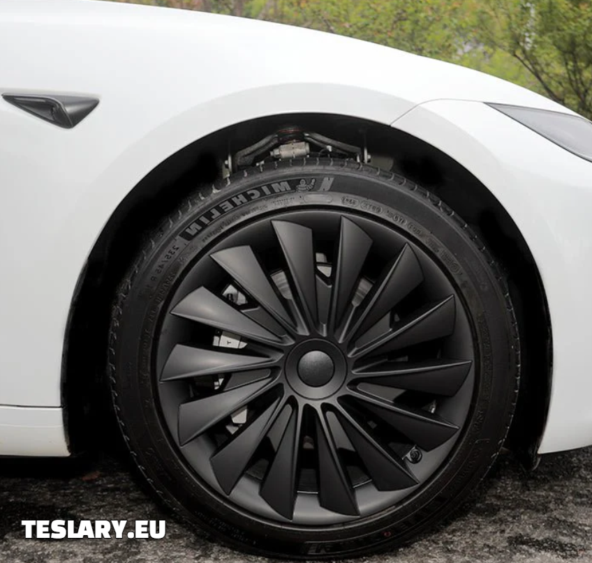 Tesla Model 3+ Highland 18" Blade Style Radkappen – Mattschwarz