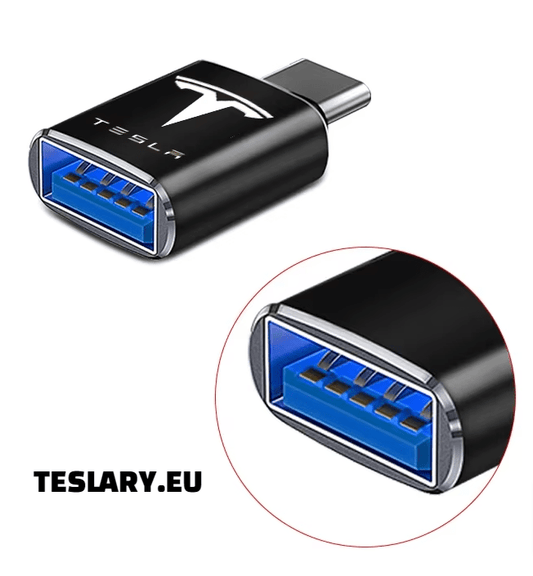 TESLA USB Type C do Adapter USB dla logo Model 3 y S x x