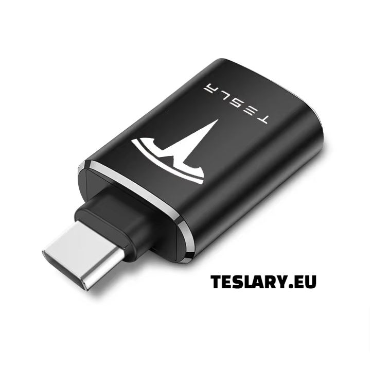 Tesla USB Tipo C para USB adaptador para o modelo 3 y S x logotipo