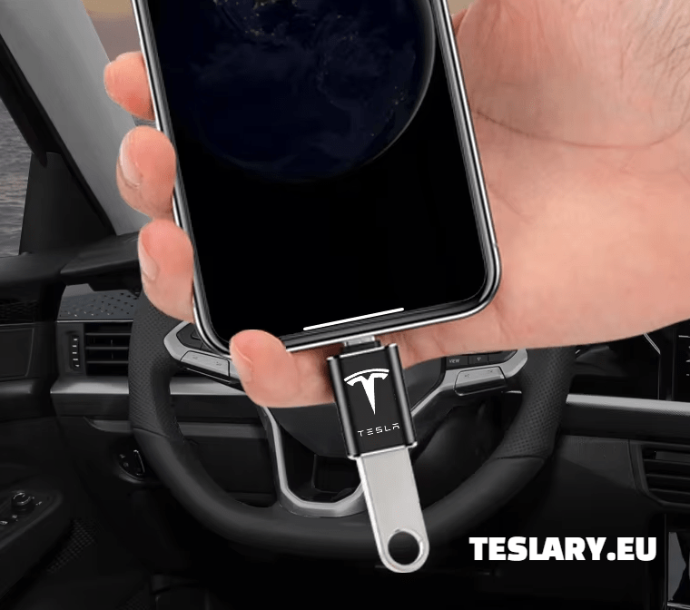 Tesla USB Tipo C para USB adaptador para o modelo 3 y S x logotipo