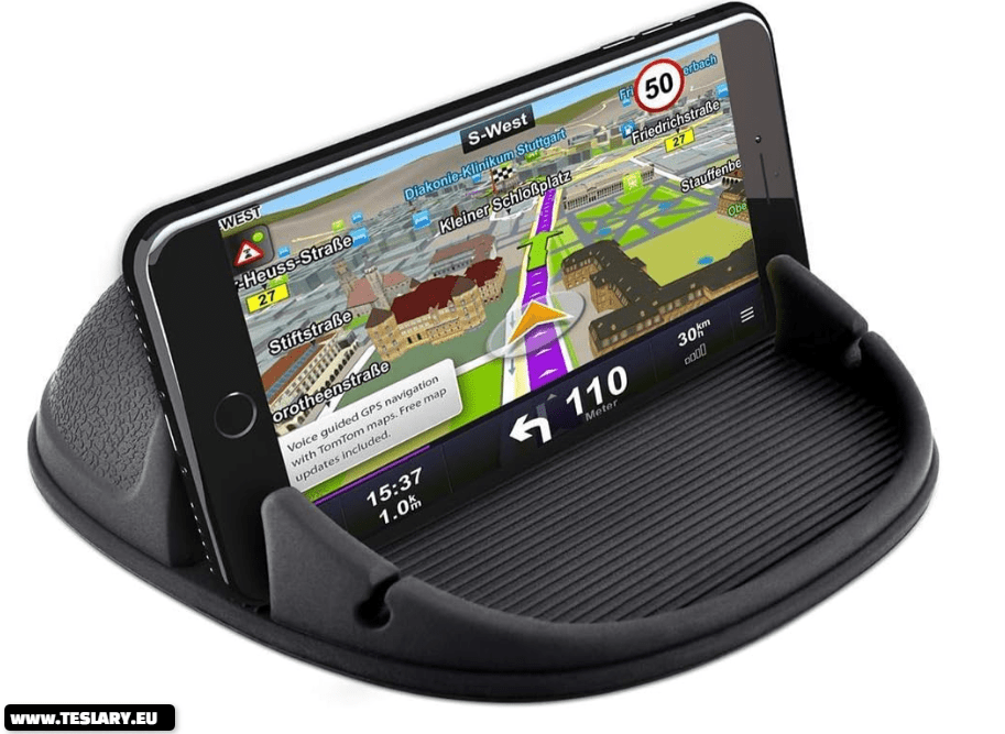 Bil telefonholder multifunksjon - anti slip silikon dash telefonholder