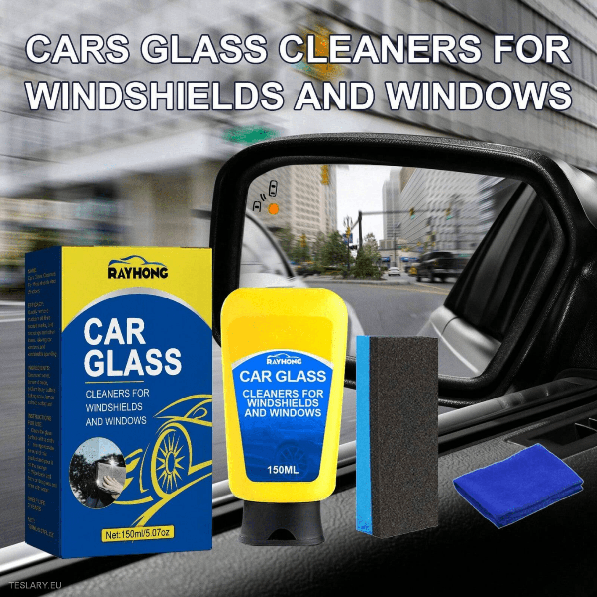 Specialist Car Glass & Windshield Cleaner 150ml Bundle -TESLARY.IE Tesla Shop Europe