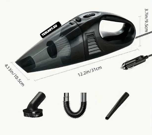 Vacuüm 12V Wired krachtige handheld car vacuümreiniger zwart