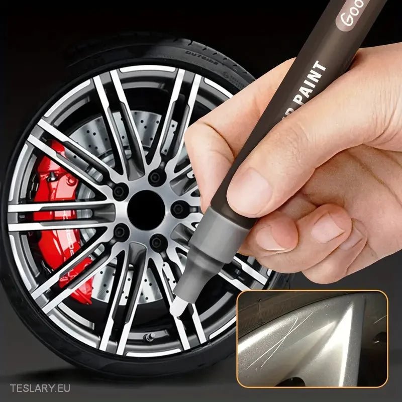 Alloy Wheel Touch Up  Paint in Silver , Grey, Matte Black and Shiny Black -TESLARY.IE Tesla Shop Europe