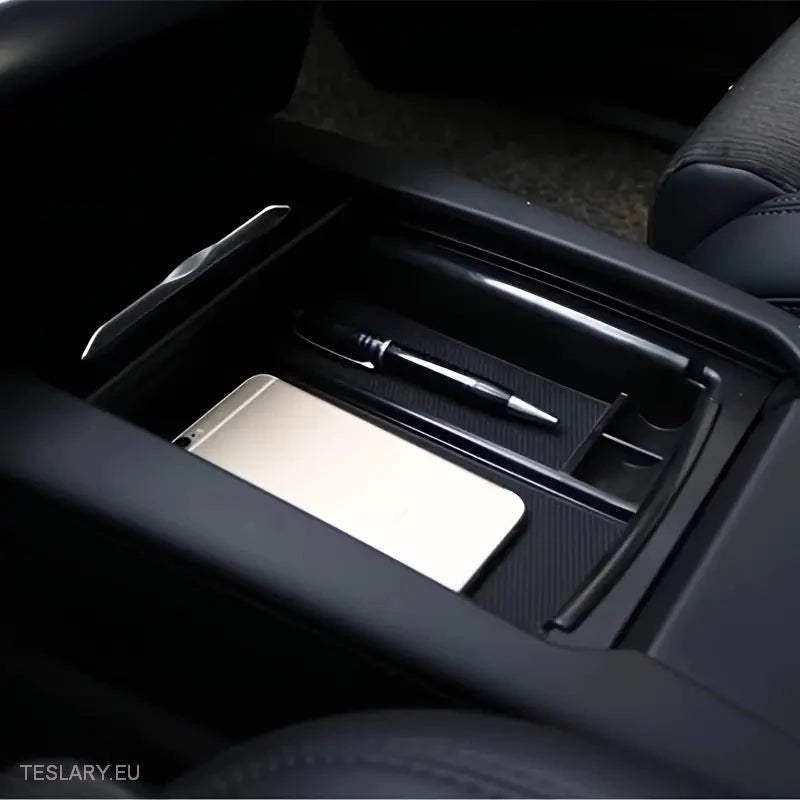 Tesla Model S / X 2016 - 2020 Central Console Storage Organiser - Tesla Shop Europe - TESLARY.IE Ireland - France boutique- Deutschland Geschäft- España comercio - Nederland winkel- TESLARY.IE