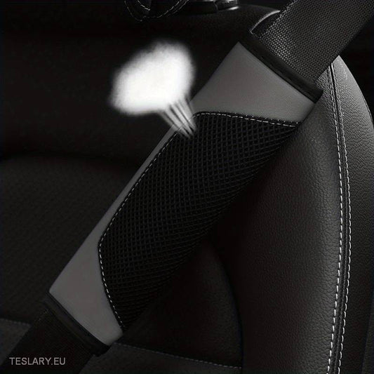 Seat Belt Shoulder Protector ( 2 Pieces ) suitable for Tesla Model 3, Y , S & X -TESLARY.IE Tesla Shop Europe