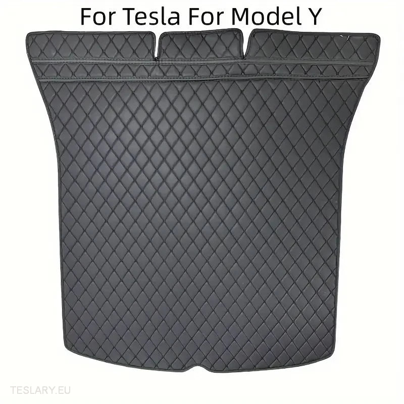 Tesla Y PU Leather Trunk Mats - Tesla Shop Europe - TESLARY.IE Ireland - France boutique- Deutschland Geschäft- España comercio - Nederland winkel- TESLARY.IE