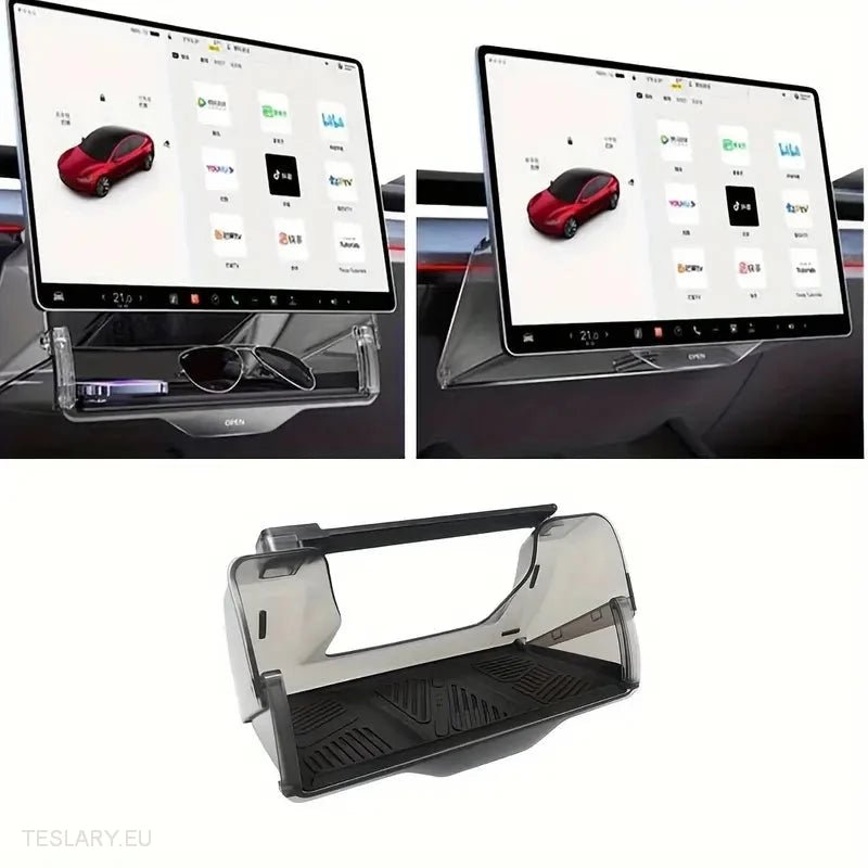 Tesla 3/Y Under Screen Storage Organiser -TESLARY.IE Tesla Shop Europe