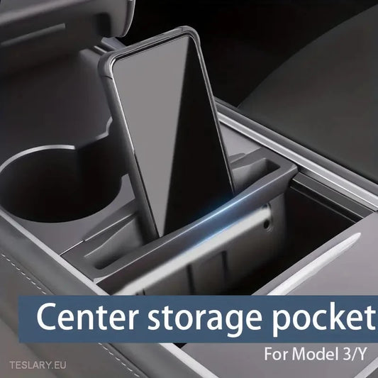 Centre Console Organiser & Phone Holder for Tesla  Model 3 / Y -TESLARY.IE Tesla Shop Europe