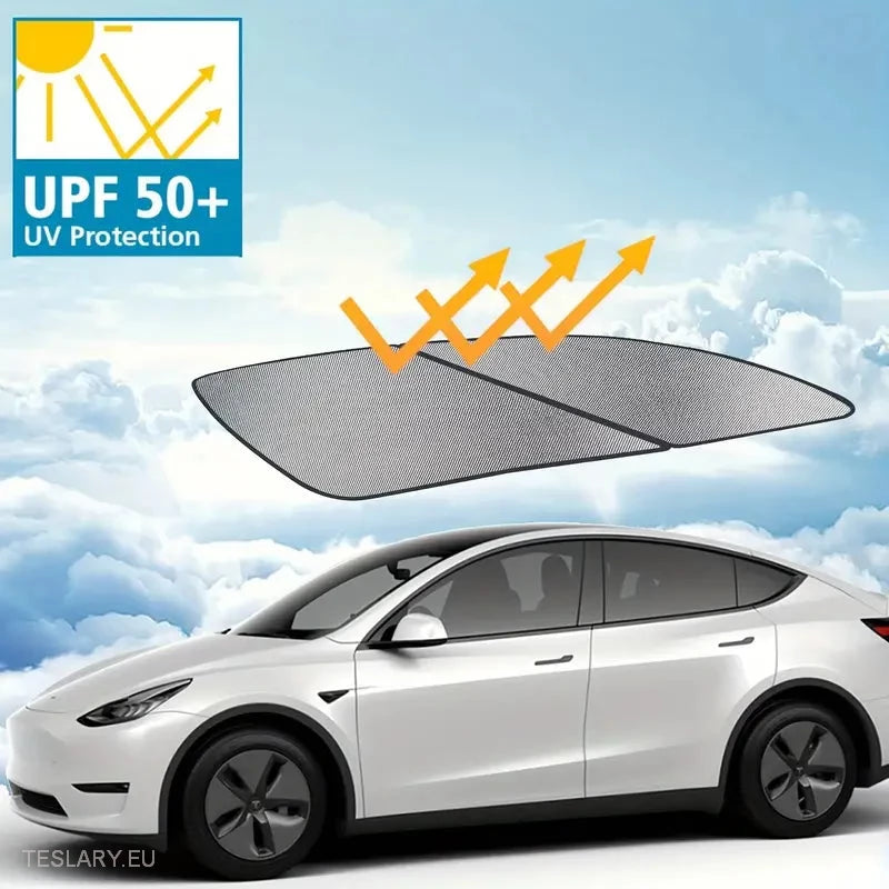 Sunshade Protection for Glass Roof for Tesla 3 & Y -TESLARY.IE Tesla Shop Europe