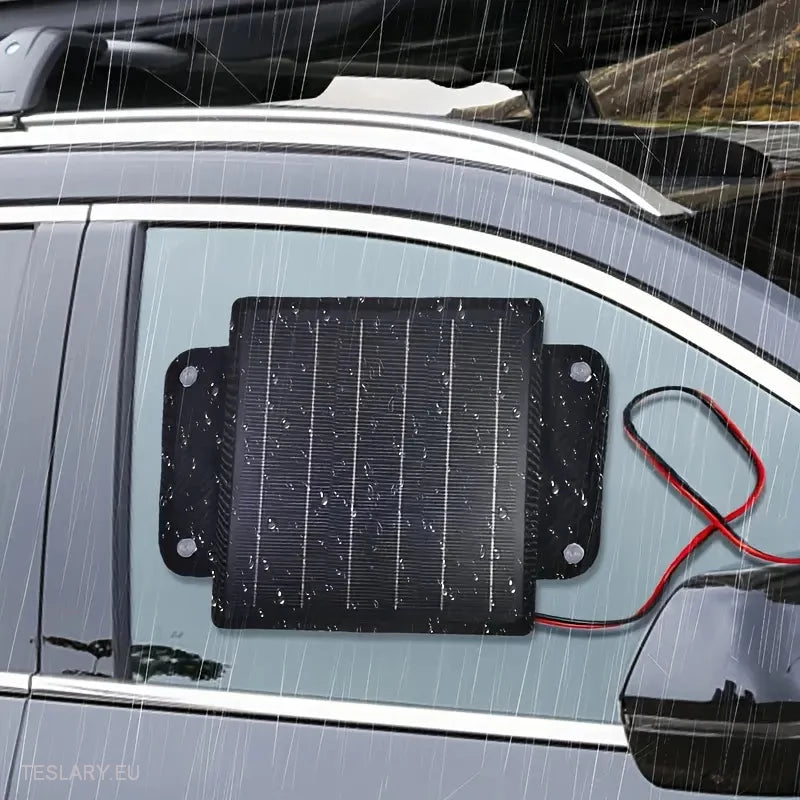 Solar Trickle Charger for Tesla EV 12 Volt Battery -TESLARY.IE Tesla Shop Europe