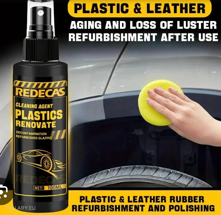 Plastic & PU Leather Renovation Cleaning Agent 100ml -TESLARY.IE Tesla Shop Europe