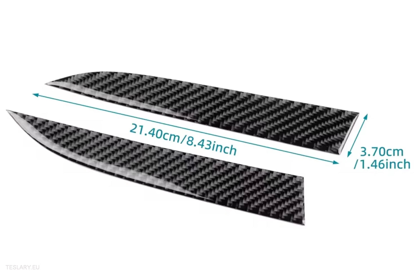 Tesla 3 Highland Real Soft Carbon Fiber Side Trim for Wireless Charger -TESLARY.IE Tesla Shop Europe