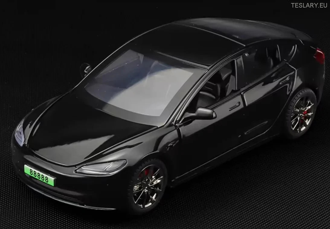 TESLARY.IE Tesla Model 3 1 32 Unofficial Version Black tesla model 3 1 32 scale black