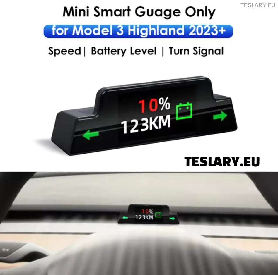 Tesla Model 3 / Y/ Highland Mini Dash Cluster Instrument Panel