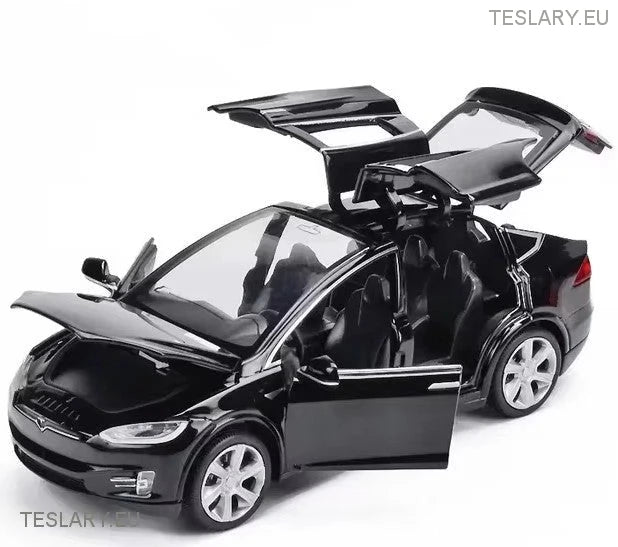 Tesla Model Model X  1:32 Unofficial Version Black , Red or White