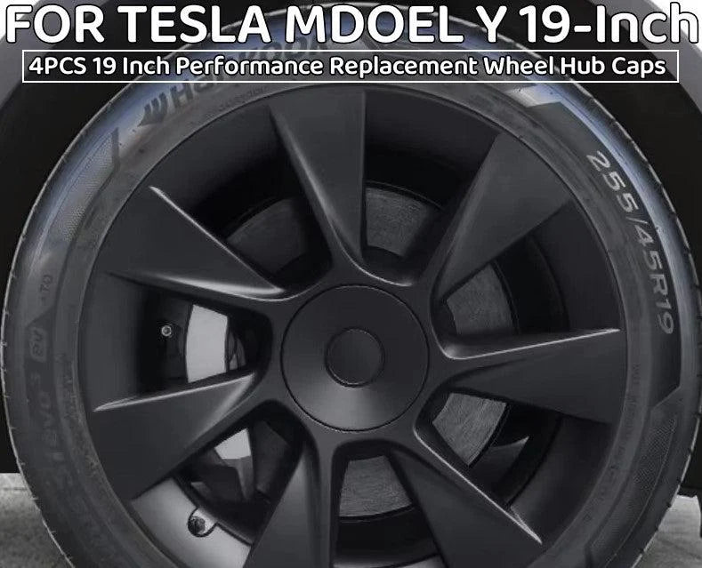 أغطية عجلات بنمط الأداء التعريفي مقاس 19 بوصة من Tesla Model Y