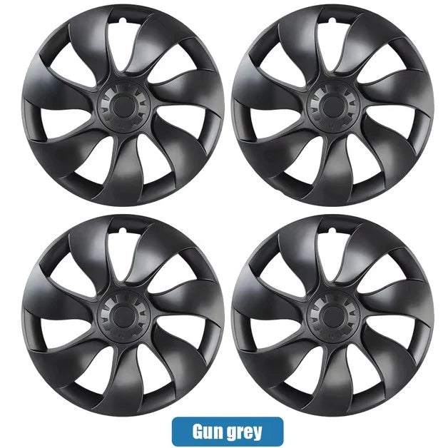 Tesla Model Y 19" Fulll Coverage Ubertine Wheel Covers - Gun Metal Grey