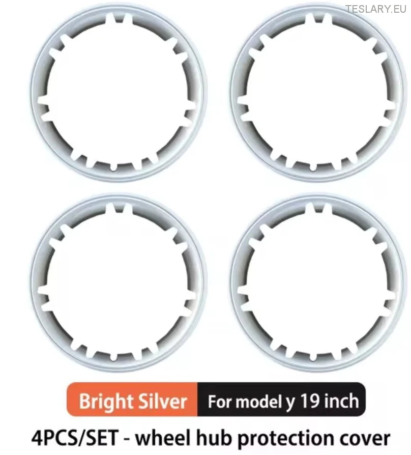 Tesla Model Y 19" Gemini Protective Rim Covers ( Silver )