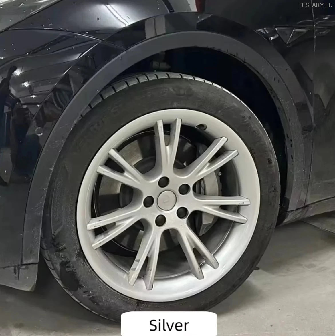 Tesla Model Y 19" Gemini Protective Rim Covers ( Silver )