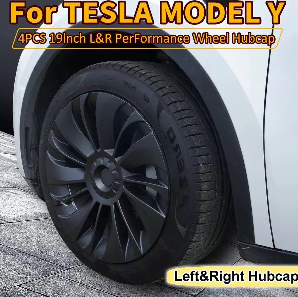 Tesla Modelo Y 19 "Ubertine Style Performance Style Wheel Capas