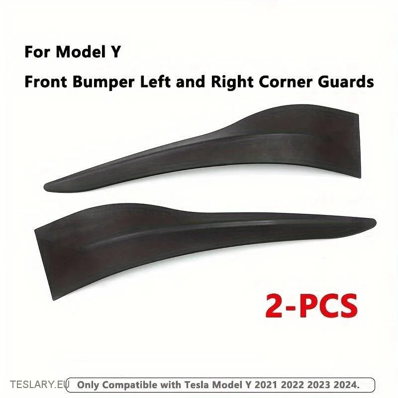 Tesla Model Y Front Bumper Silicone Guards ( 2 Pieces ) - Tesla Shop Europe - TESLARY.IE Ireland - France boutique- Deutschland Geschäft- España comercio - Nederland winkel- TESLARY.IE