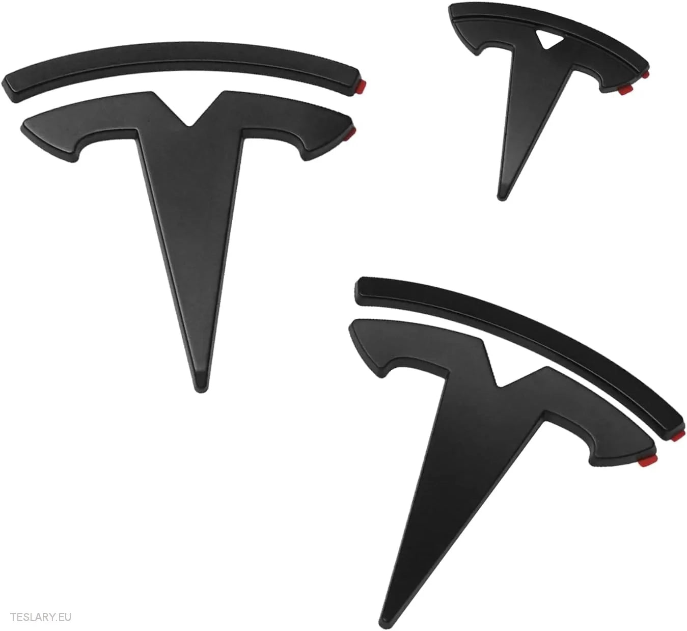 Tesla Model Y Front , Rear & Steering Wheel Logos Kit