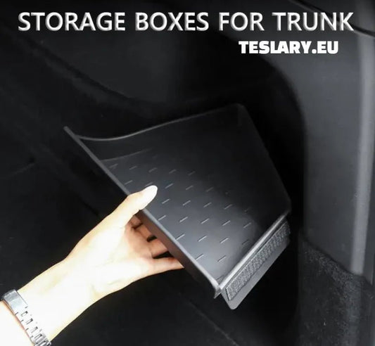 Tesla Modelo Y Trunk Organizer Side Shelf Storage