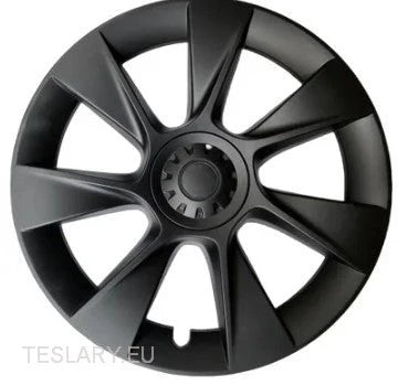 TESLA Y 19" FULL COVERAGE SPORT HUBCAPS - MATTE BLACK - Tesla Shop Europe - TESLARY.IE Ireland - France boutique- Deutschland Geschäft- España comercio - Nederland winkel- TESLARY.IE